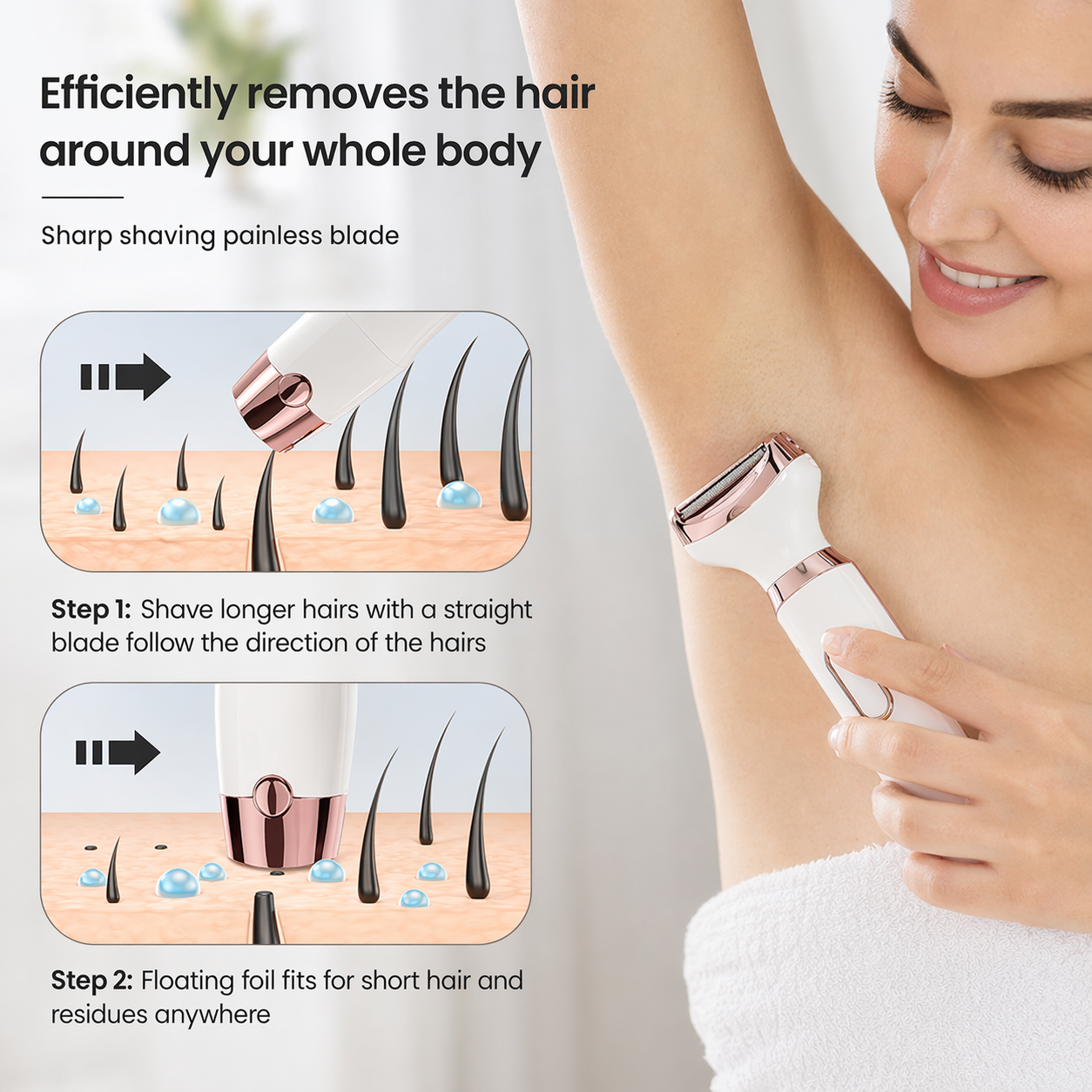 SilkShave - Women’s Electric Shaver