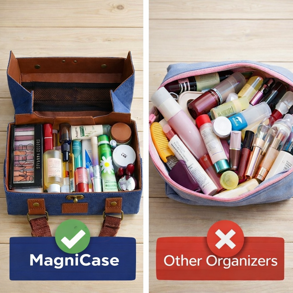 MagniCase - Magnetic Makeup Organizer